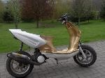 la transformation d'un keeway .